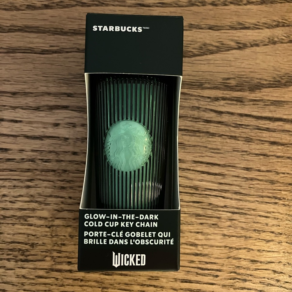 Wicked x Starbucks Glow-in-the-Dark Cold Cup Key Chain
